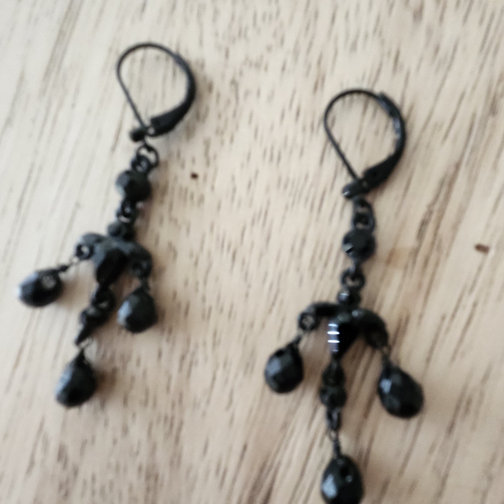 Silver And Black Goth/Artsy Jewelry - Picture 2 of 5